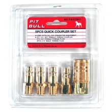 5PC COUPLER BRASS
